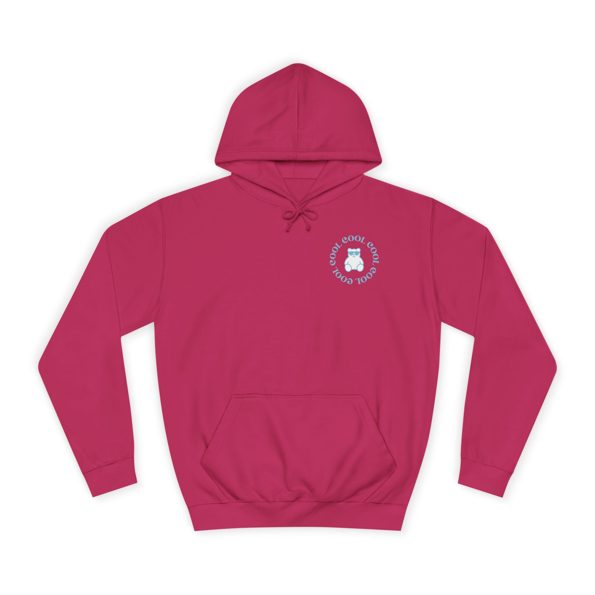 Love Yourself Hoodie — Positive Message College Hoodie | Light Blue Retro Script