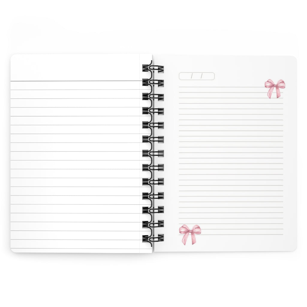 Spiral Journal — "My Personal Journal" Pink Bow & Daisy Notebook for Kids & Teens